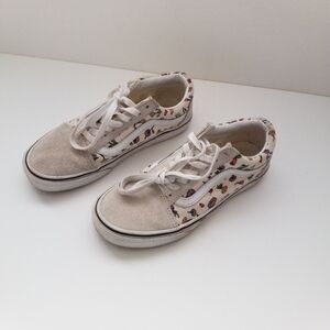 Vans Old Skool Poppy Floral Sneakers Size 6.5